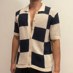 Camisa Checkboard Tejida