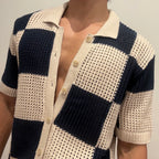 Camisa Checkboard Tejida