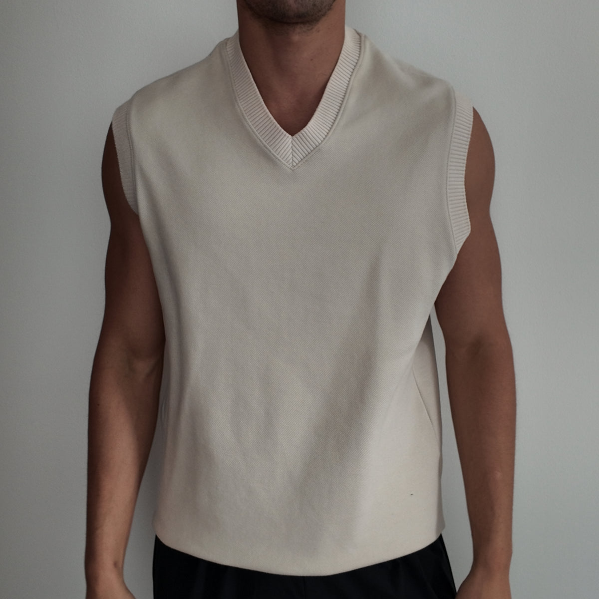 Chaleco Beige
