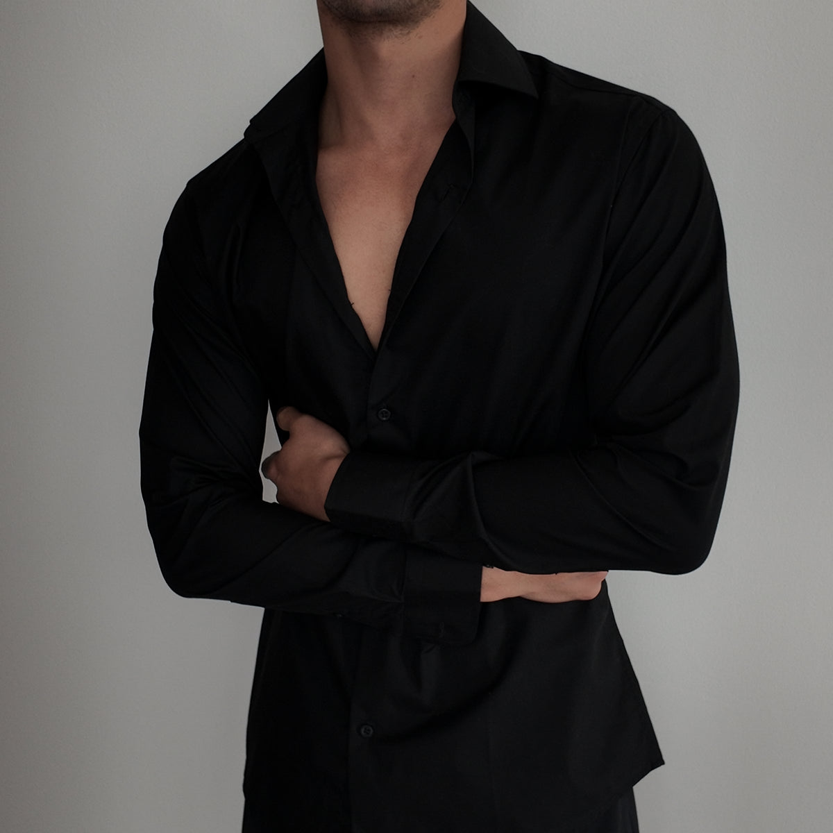Camisa Vestir Negra