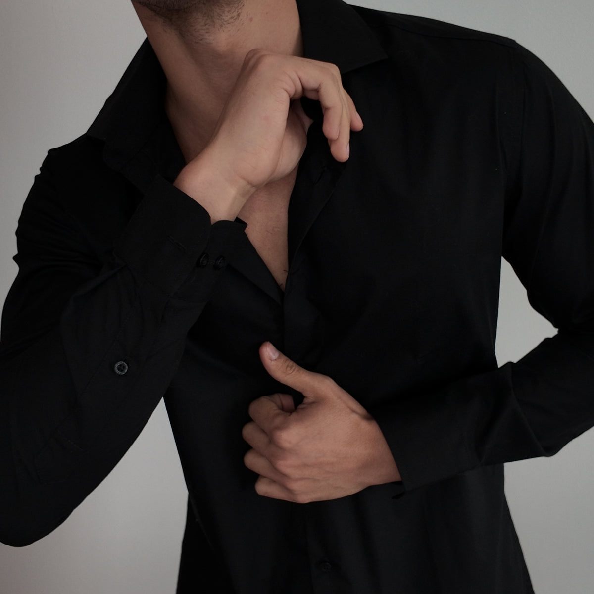 Camisa Vestir Negra