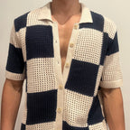 Camisa Checkboard Tejida
