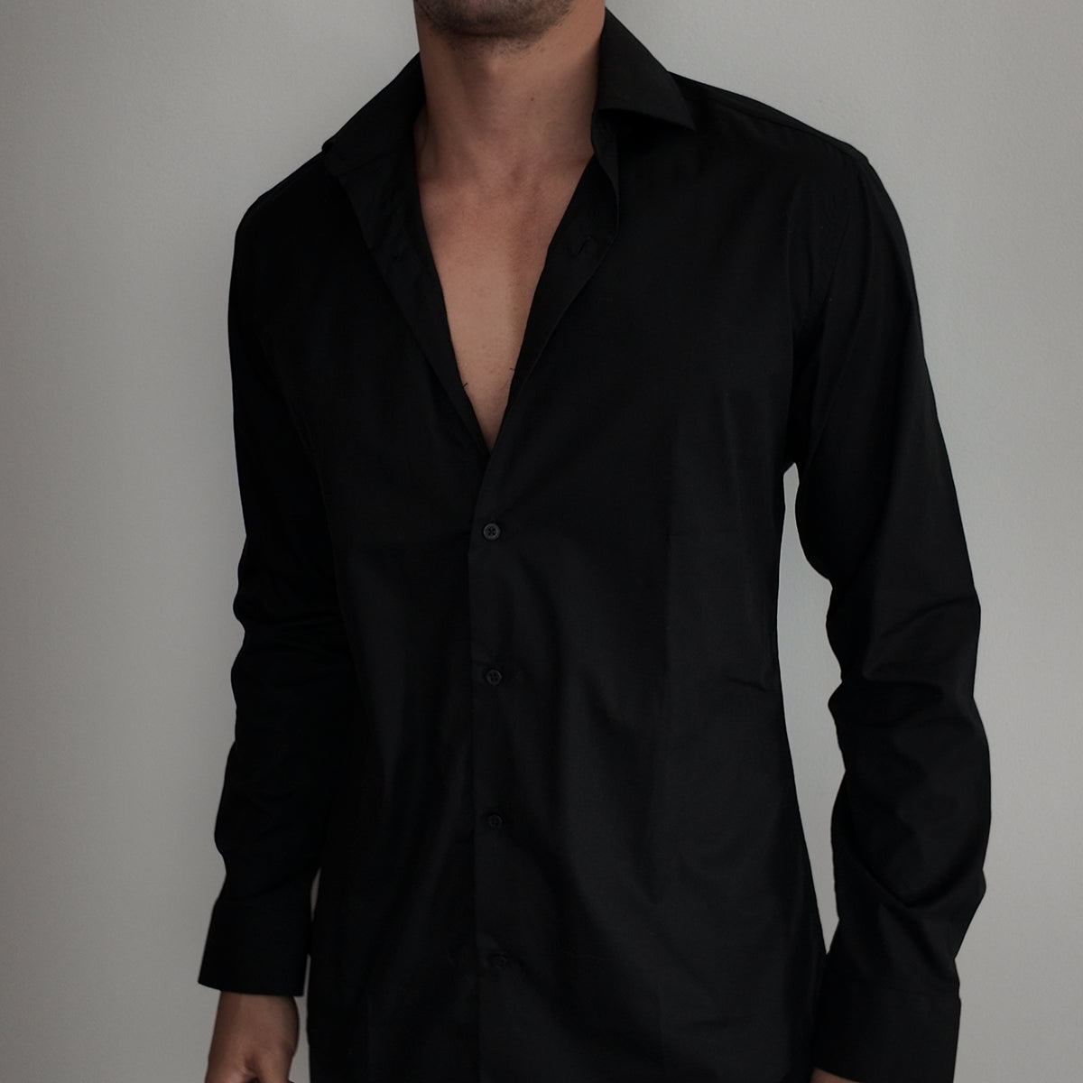 Camisa Vestir Negra
